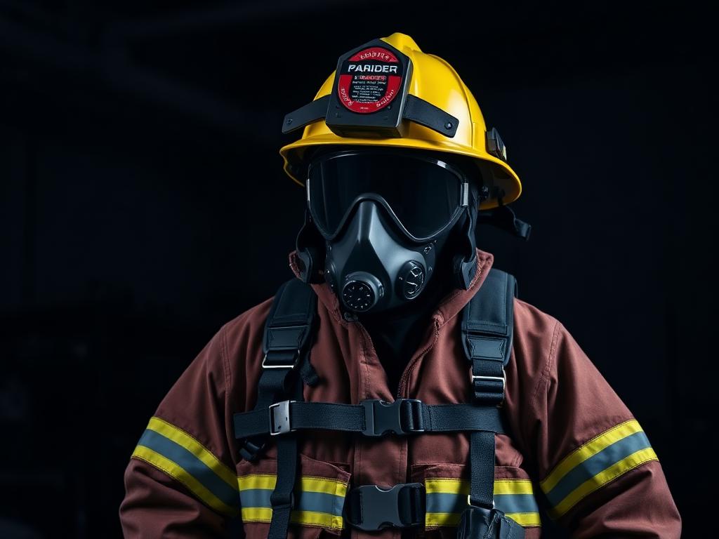 Equipo de bombero y respiración autónoma